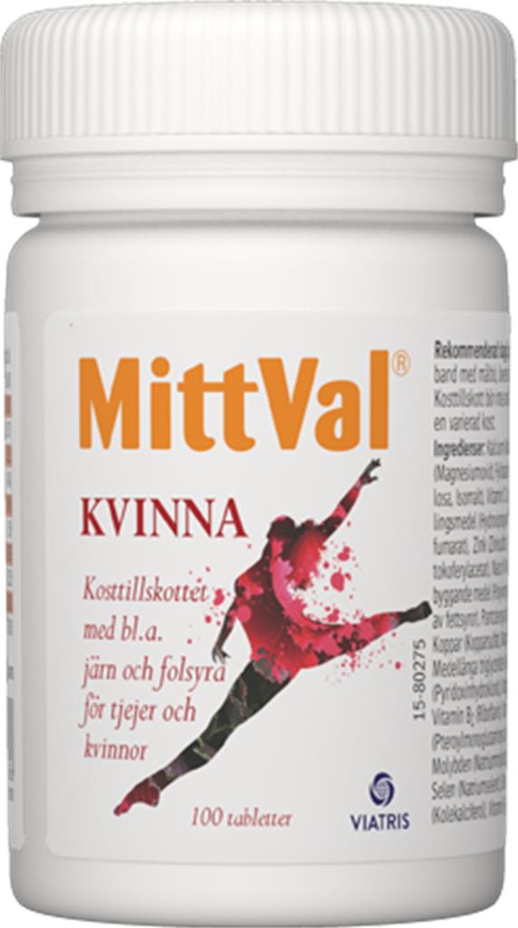 MittVal Kvinna 100 tabletter