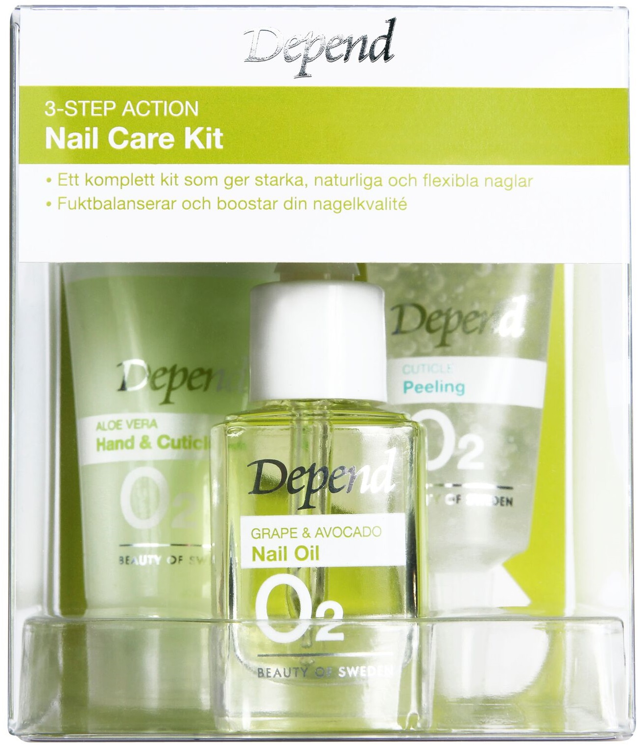 O2 3-Step Action Nail Care Kit