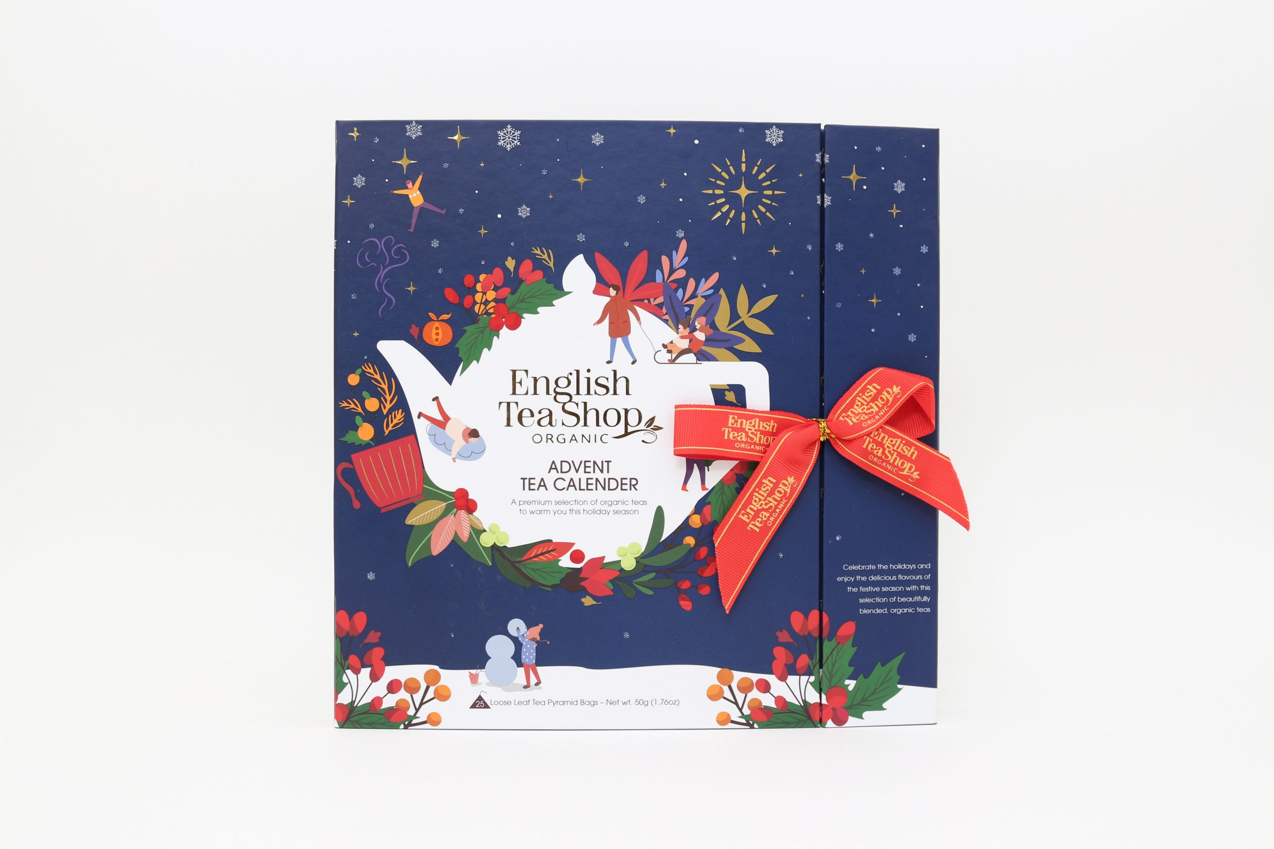 Adventskalender med te ”Winter Nights” Blå Bok - English Tea Shop