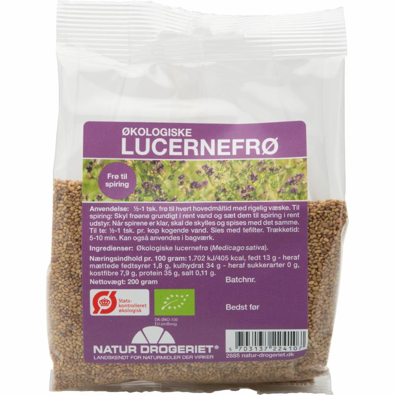 Alfalfa frön 200g EKO - Natur Drogeriet