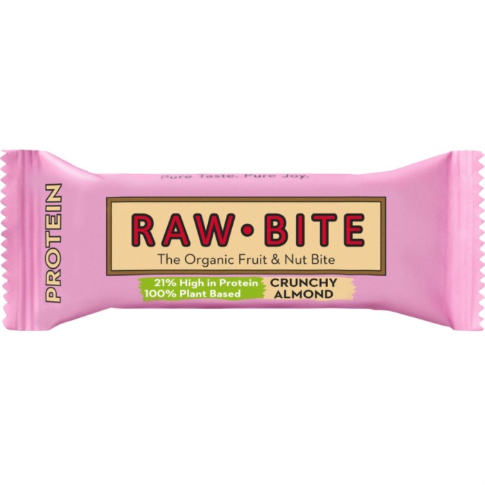 RawBite Protein Crunchy Almond frukt- & nötbar 45 g