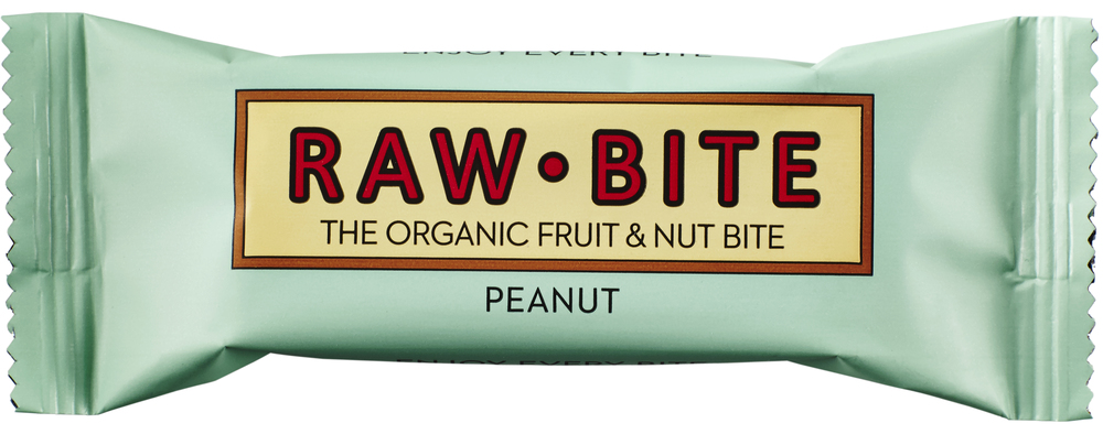 RawBite Protein Jordnöt frukt- & nötbar 45 g