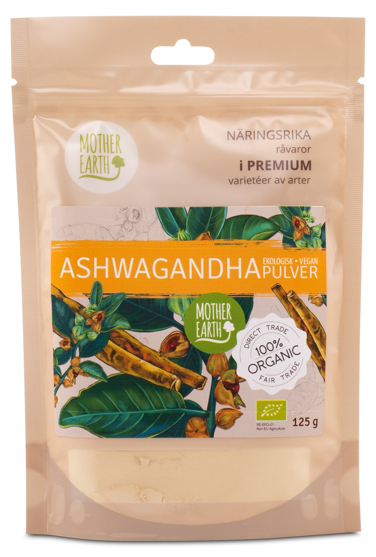 Mother Earth Ashwagandhapulver EKO