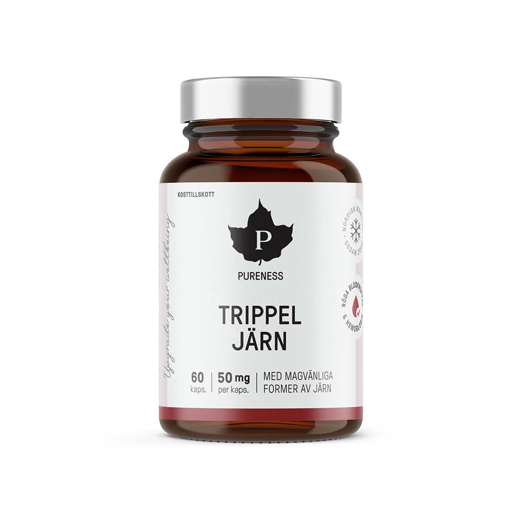 Trippel Järn 60 kapslar - Pureness