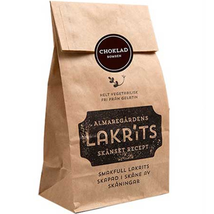Lakritschokladbomb 120g - Almaregården