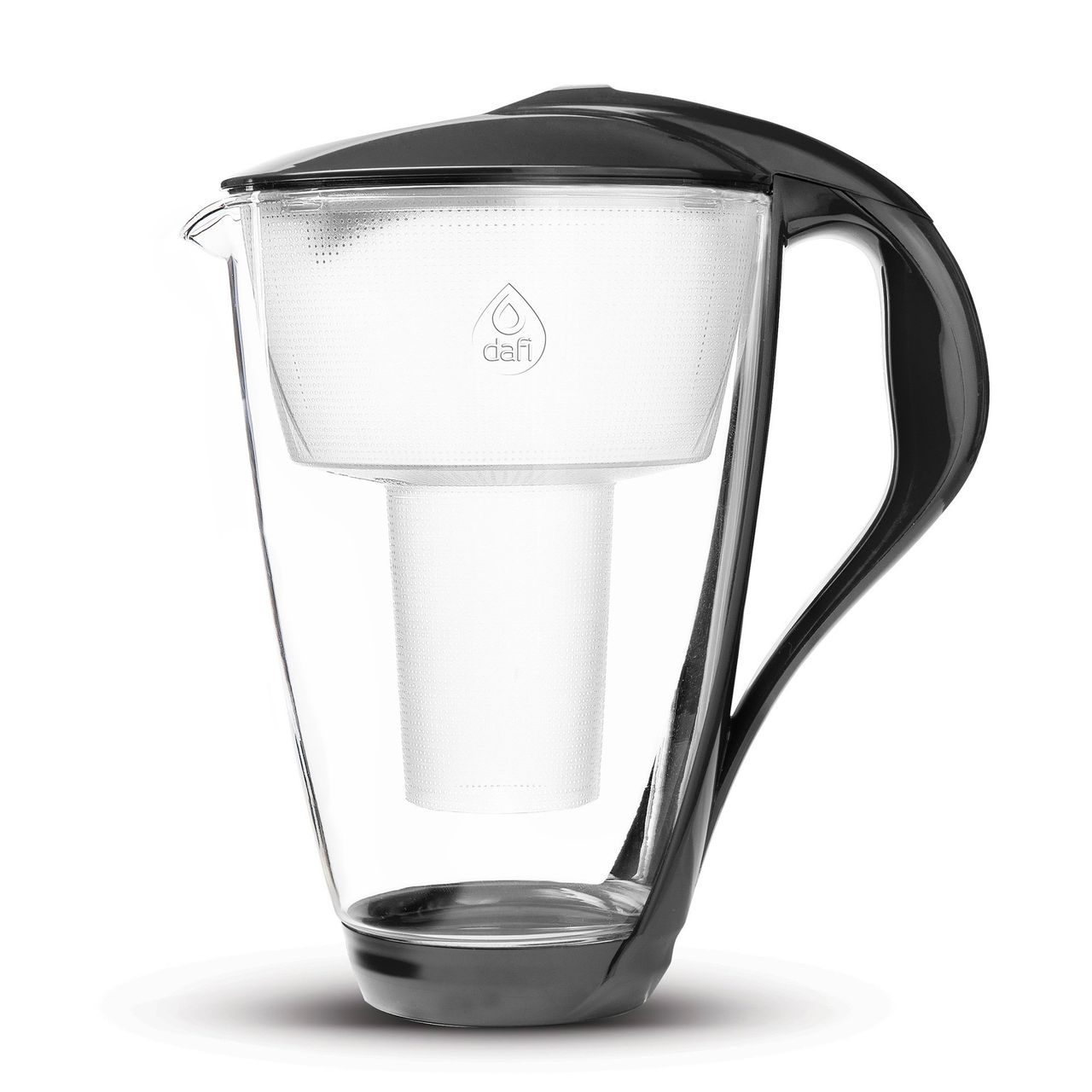 Vattenrenare Glas 2L antracit - Dafi