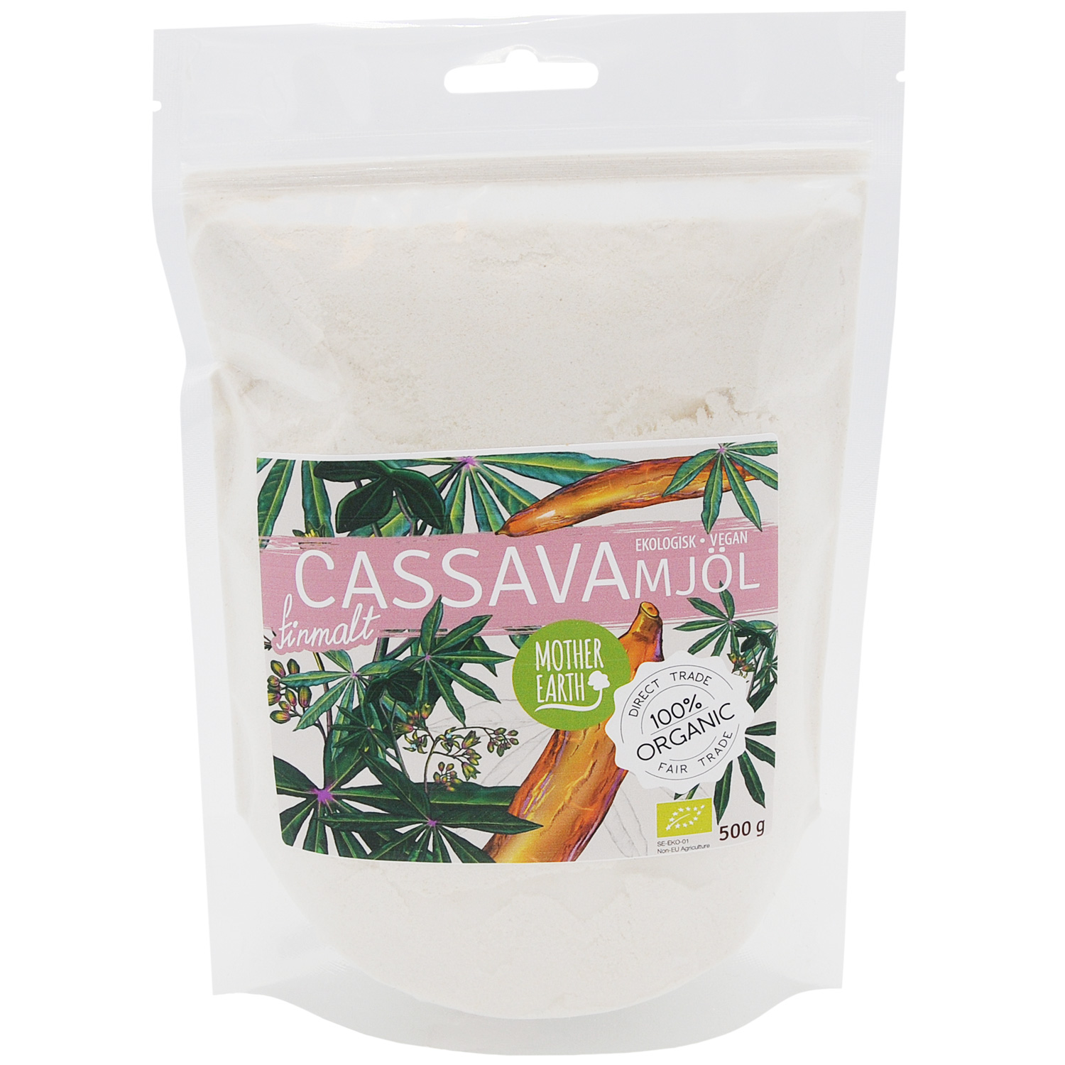 Mother Earth Cassavamjöl Finmalt 500g EKO