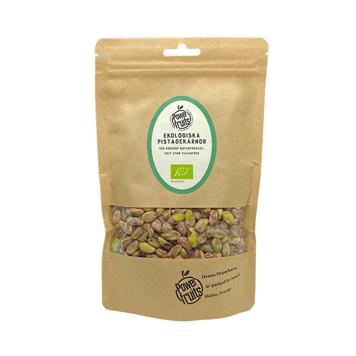 Pistagekärnor 500g (Eko, Raw) - Powerfruits