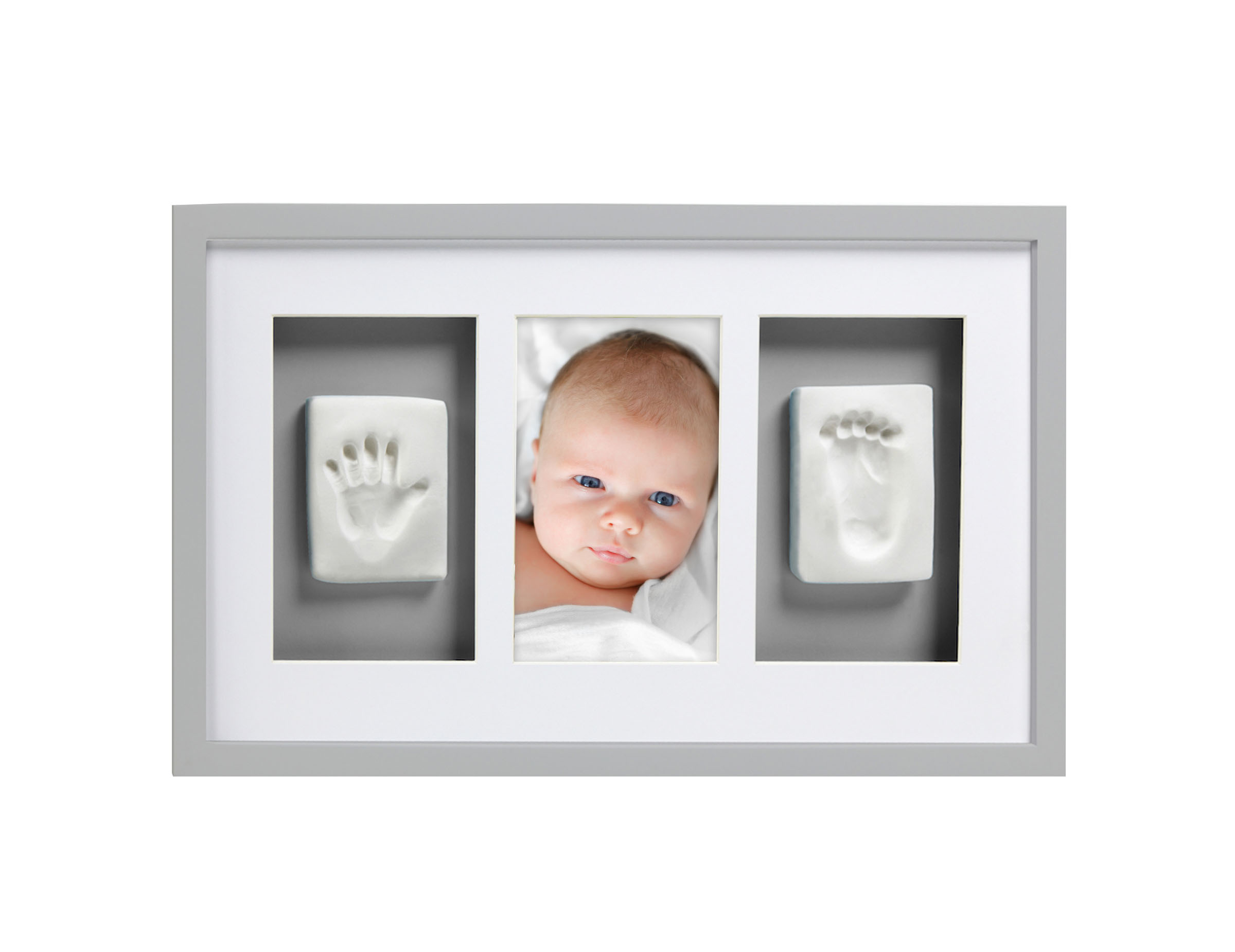 Babyprints Deluxe Ram Trippel Grå - Pearhead