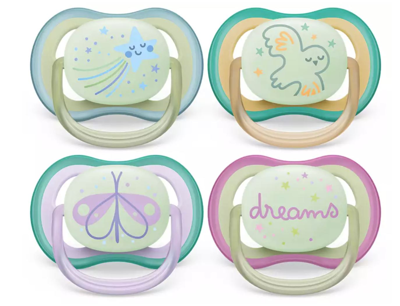 Philips Avent Ultra Air Night-Napp 0-6m 2 st. nappar