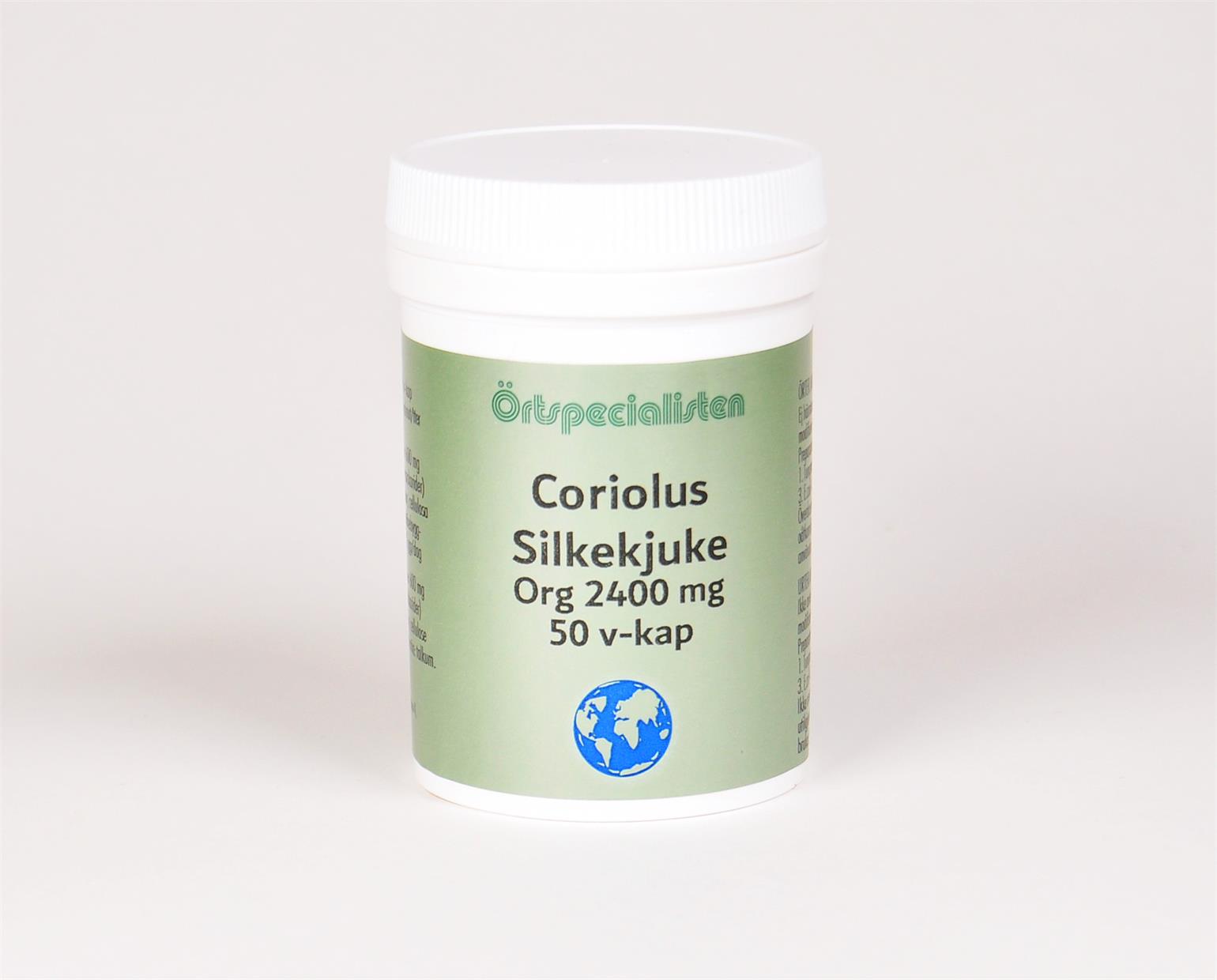 Coriolus Org 2400 mg 50 kapslar - Örtspecialisten