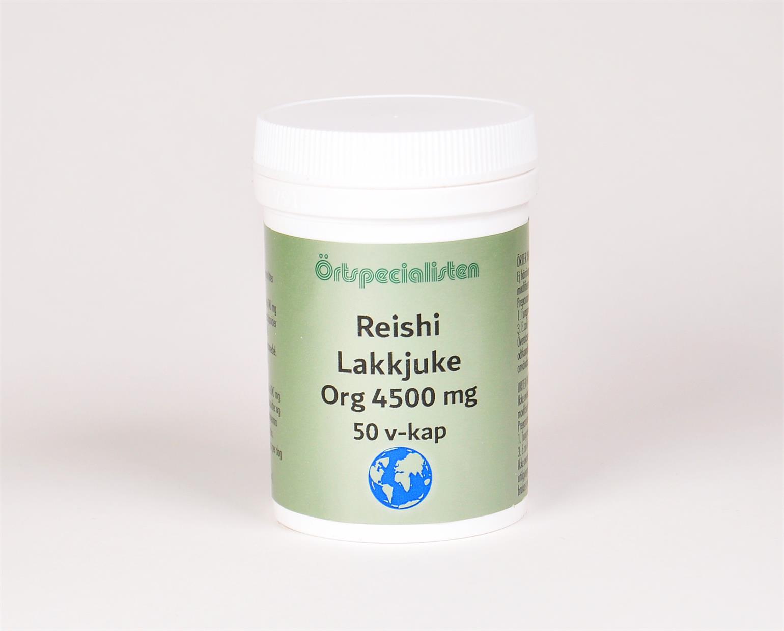 Reishi Org 4500mg 50vk - Örtspecialisten