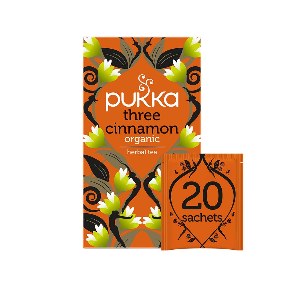 Three Cinnamon 20 påsar - Pukka
