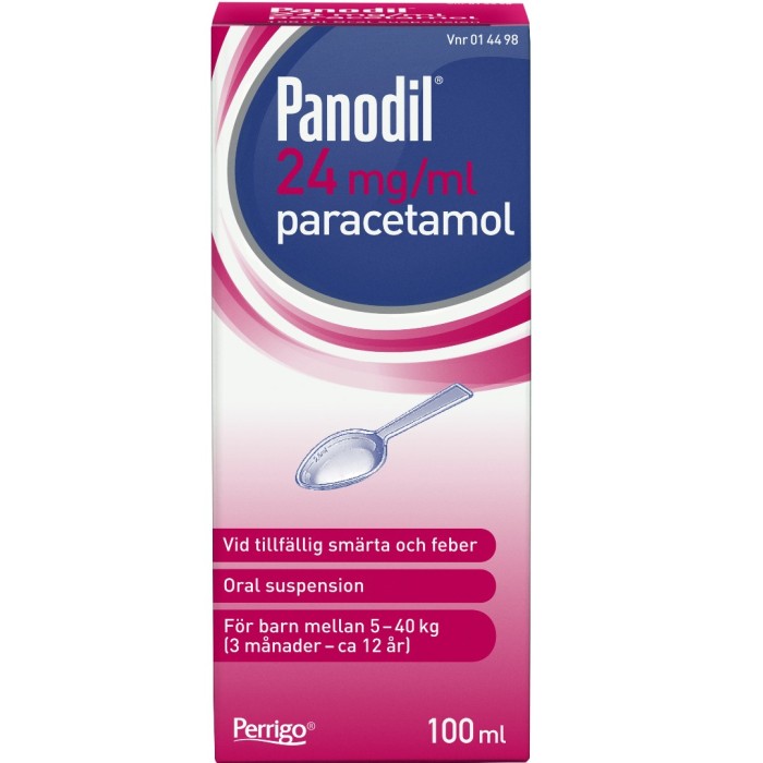 Panodil, oral suspension 24 mg/ml 100 ml