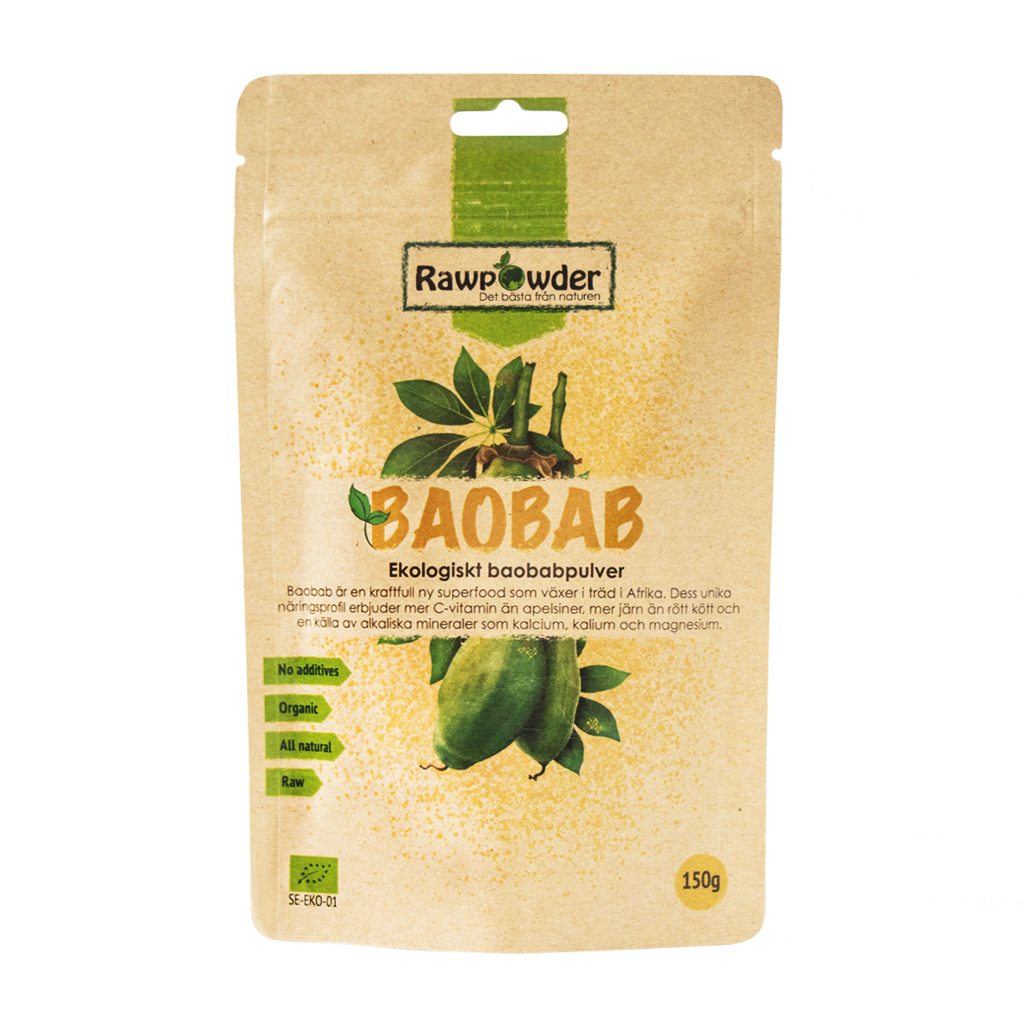 Baobab pulver 150g - Rawpowder