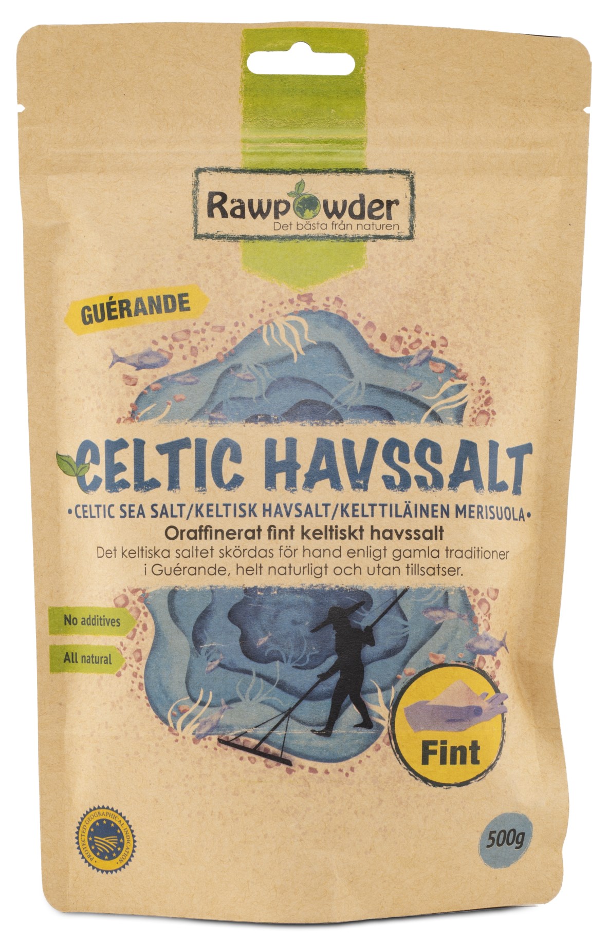 RawPowder Celtic Havssalt Grovt 500g