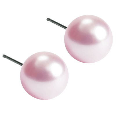 Blomdahl Örhängen NT Pearl 6 mm Light Rose 1 par