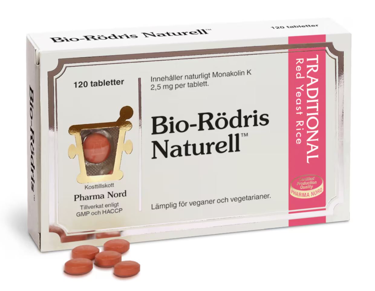 Bio-Rödris Naturell 120 tabletter Pharma Nord