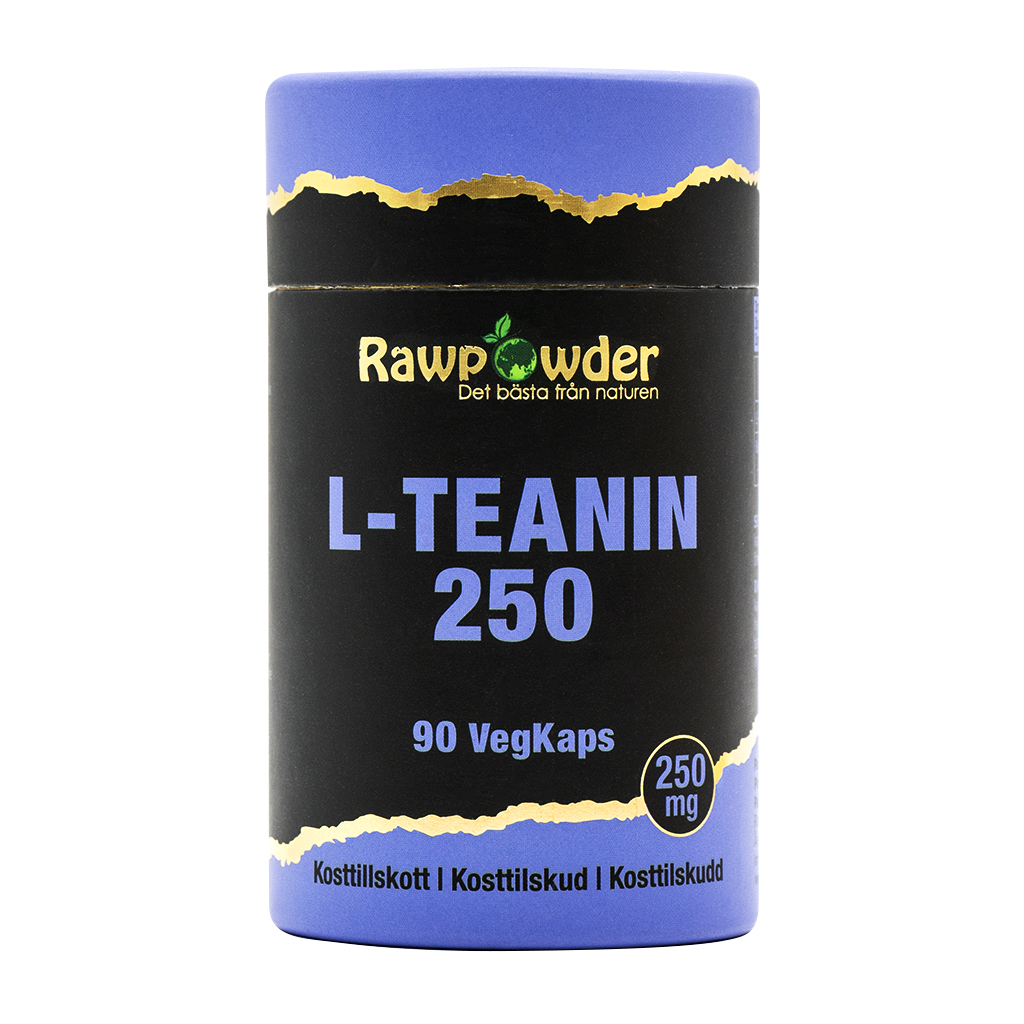 L-Teanin 250mg 90 kapslar - Rawpowder