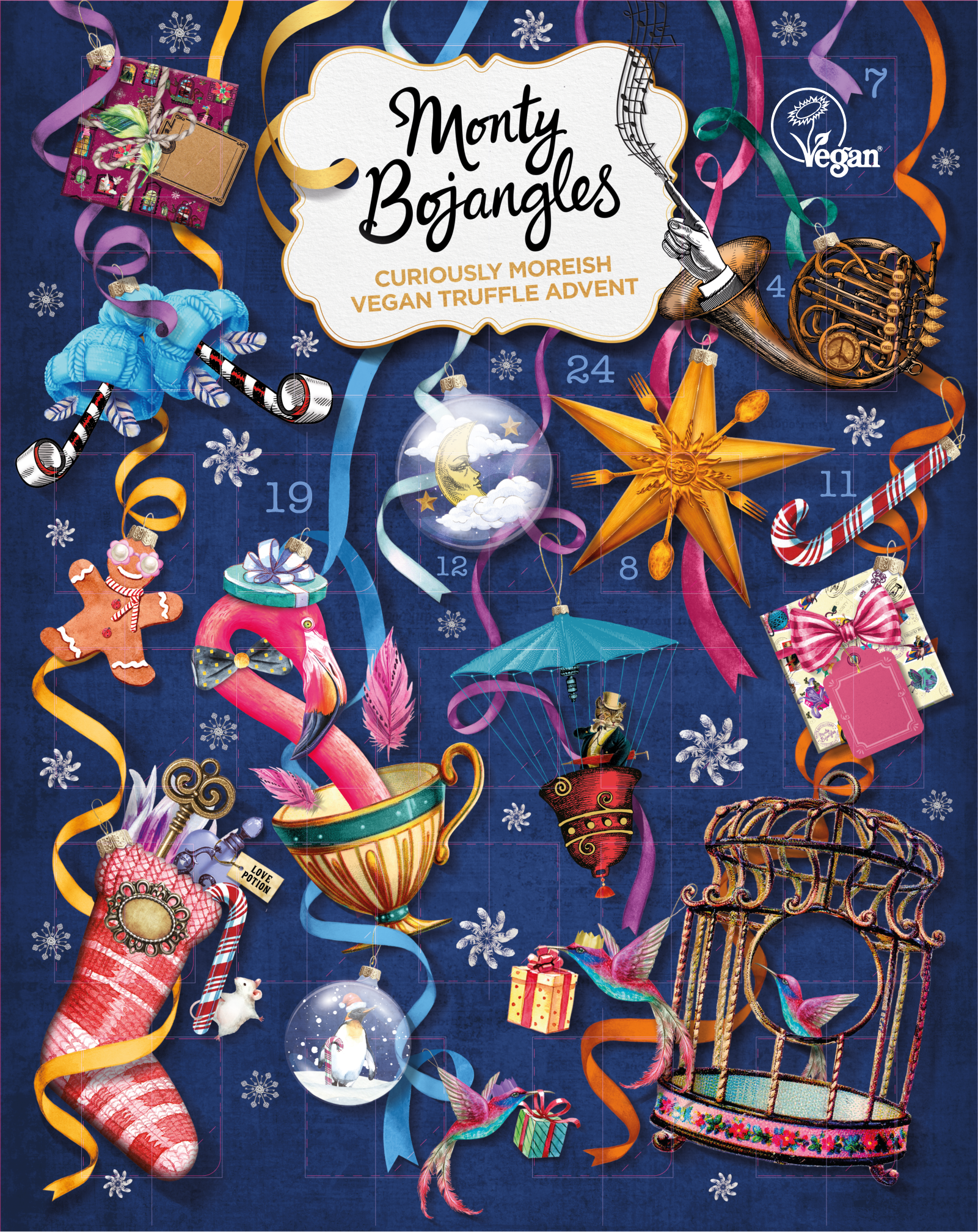 Monty Bojangles Adventskalender med Tryfflar Vegan