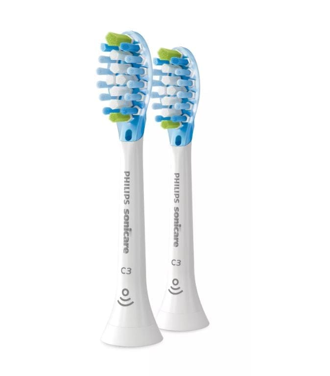 Philips Sonicare C3 Premium Plaque Defence 2x Soniska tandborsthuvuden - Vit HX9042/17