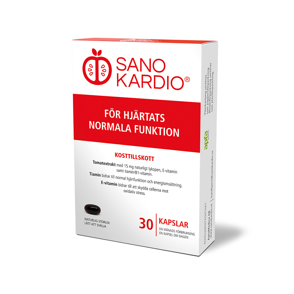 SanoKardio 30 kapslar Apta Medica