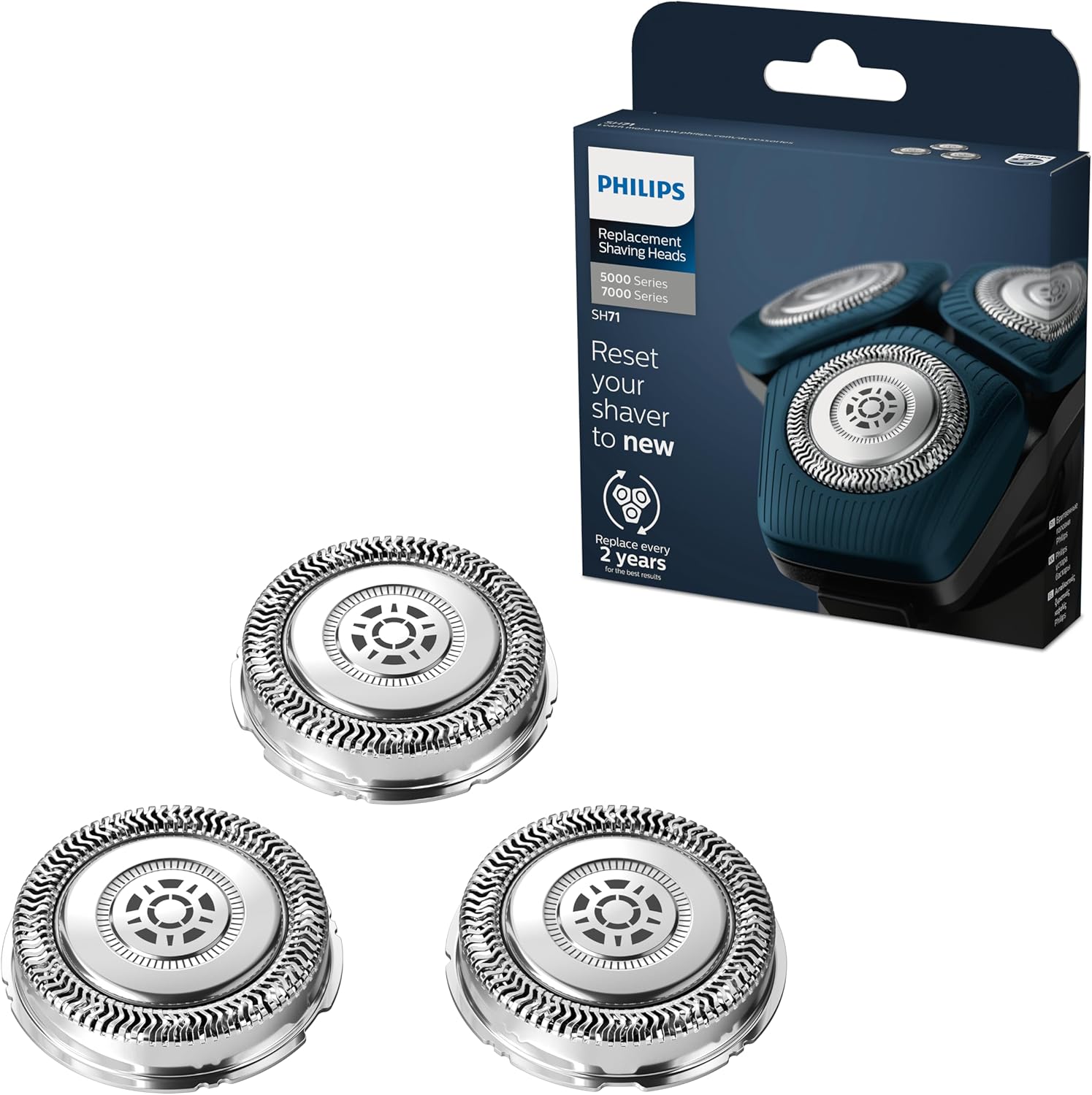Shaver series 7000, 5000 Extra rakhuvuden SH71/50 Philips