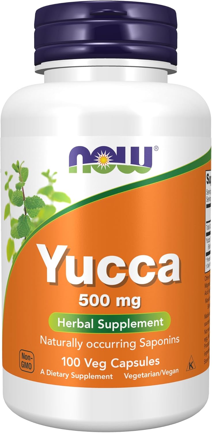 NOW Foods Yucca 500 mg (100 kapslar)