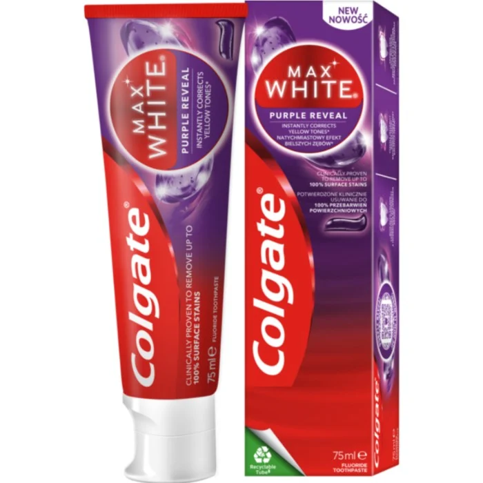 Colgate Max White Purple Reveal tandkräm 75 ml