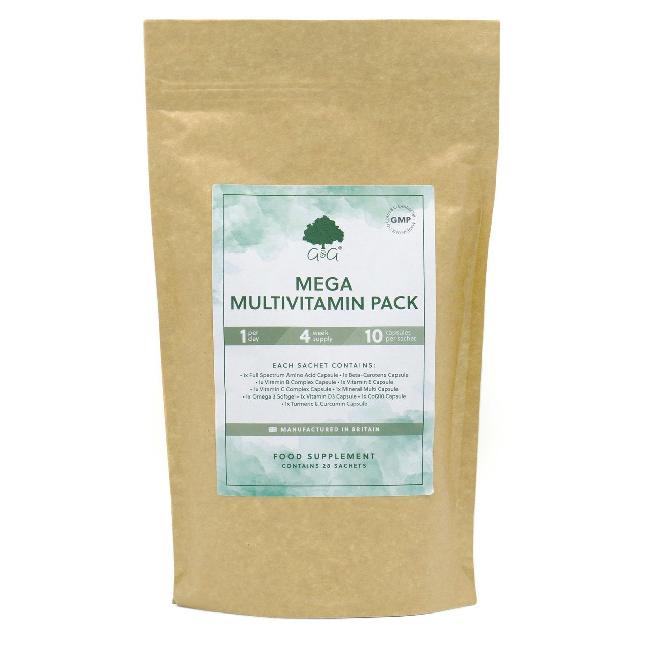 G&G Mega Multivitamin 28 påsar