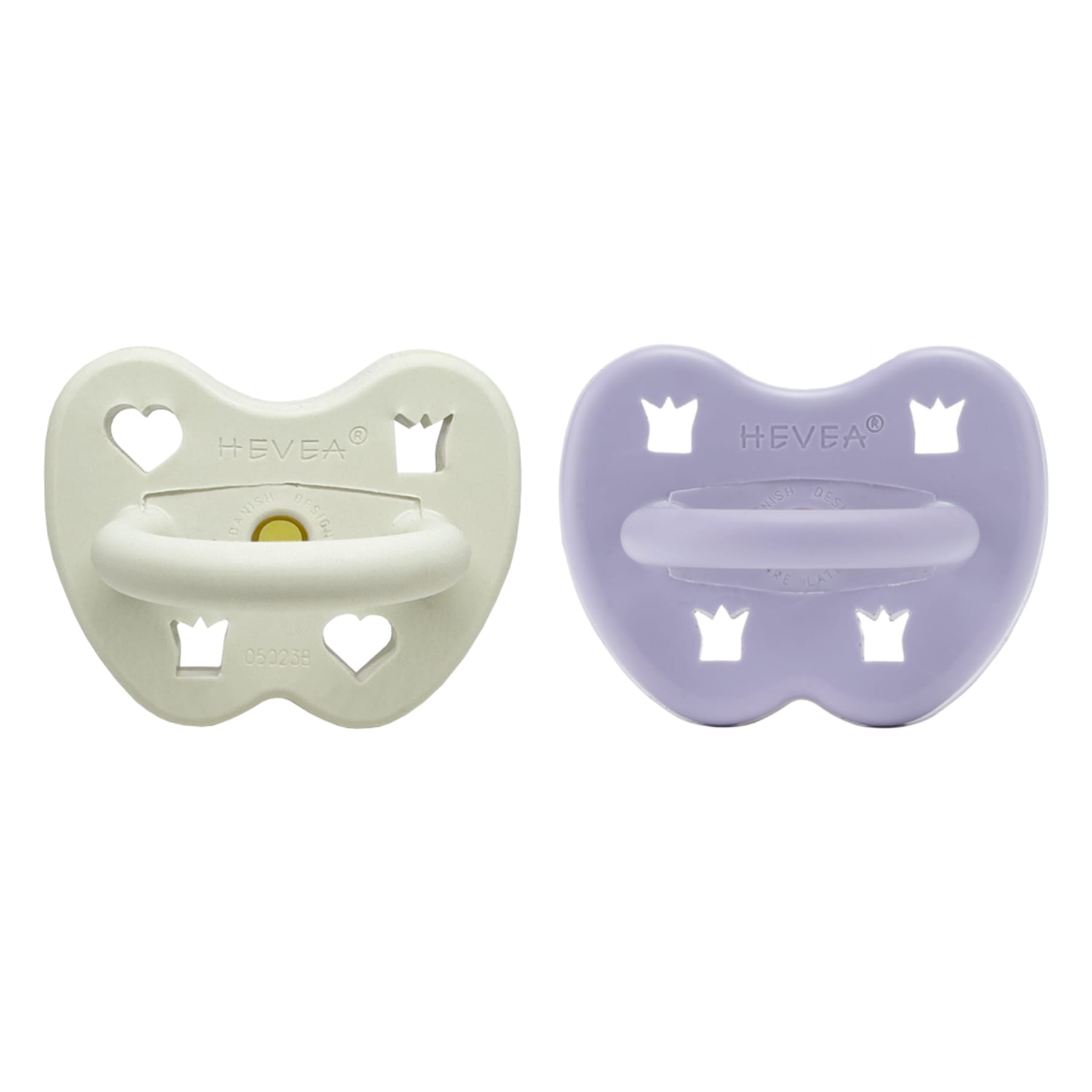Naturgumminapp - Twilight frost Rund 2-pack - Hevea