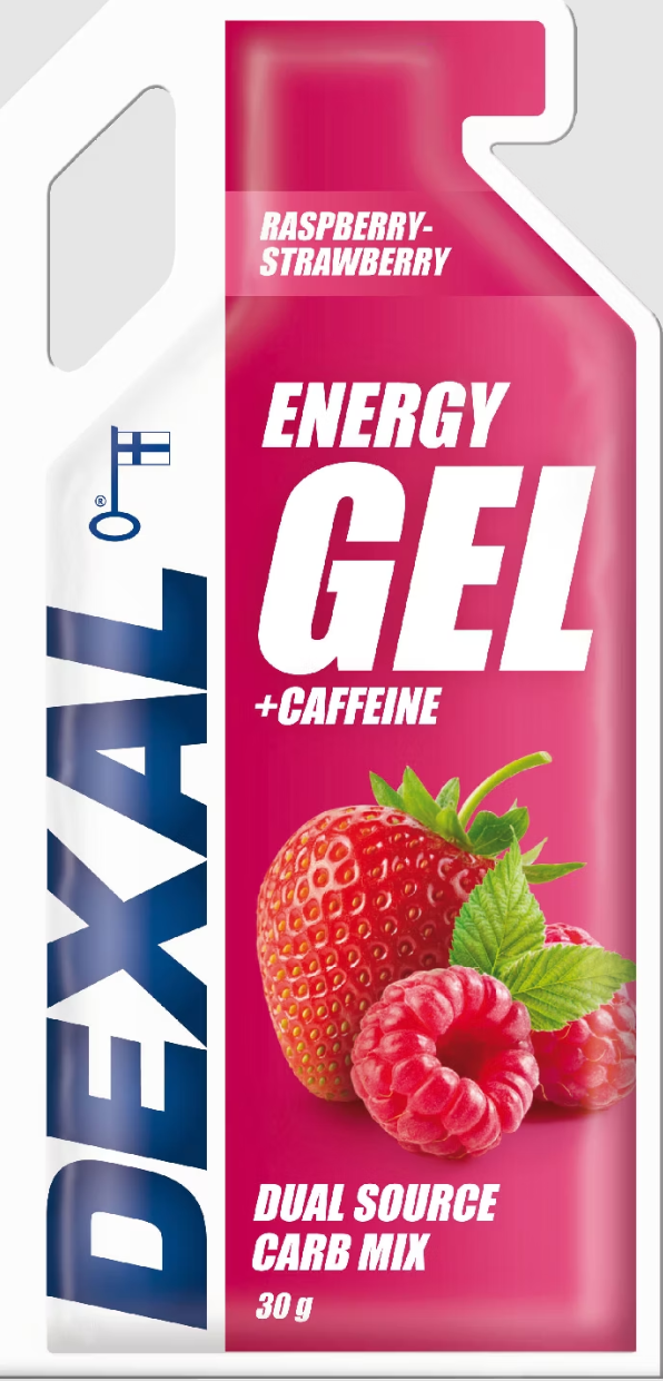 Dexal Energy Gel Raspberry + Strawberry + Caffeine 30g