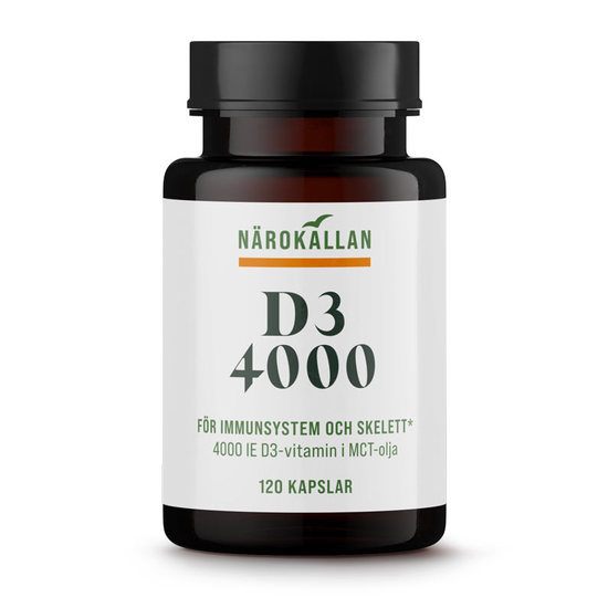 Närokällan D3 4000 IE 120 kapslar