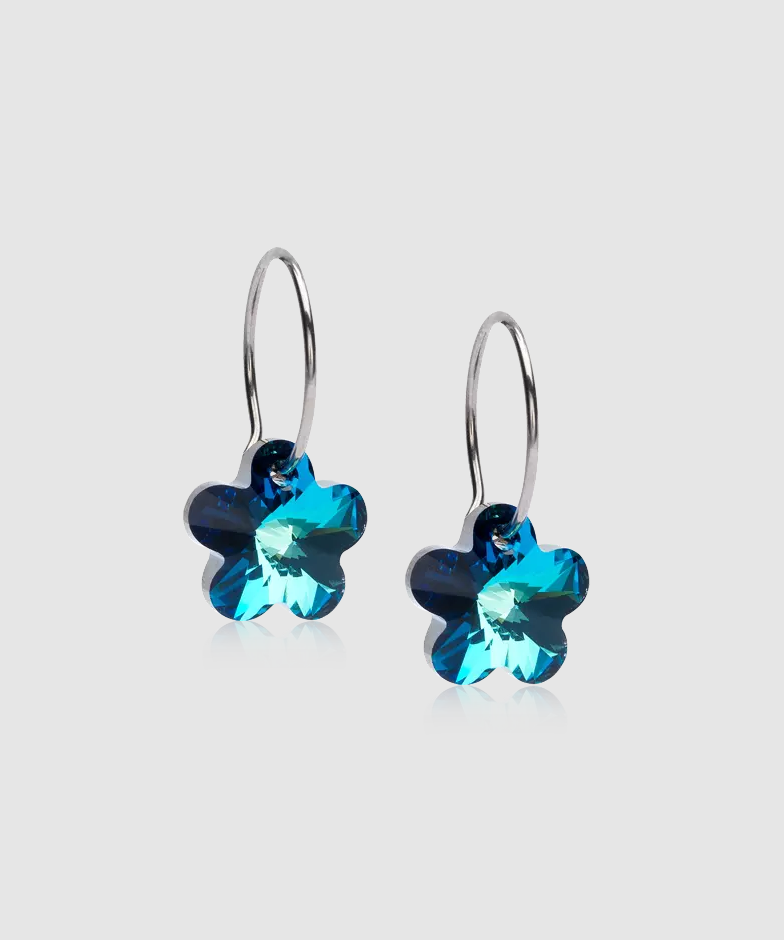 Ear Ring 14 mm, Pendant Flower Blomdahl