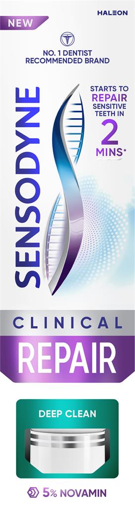 Sensodyne Clinical Repair Deep Clean tandkräm 75 ml