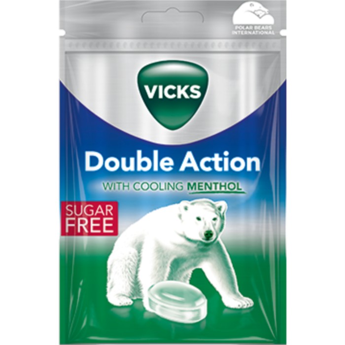 Vicks Double Action sockerfri 72 g