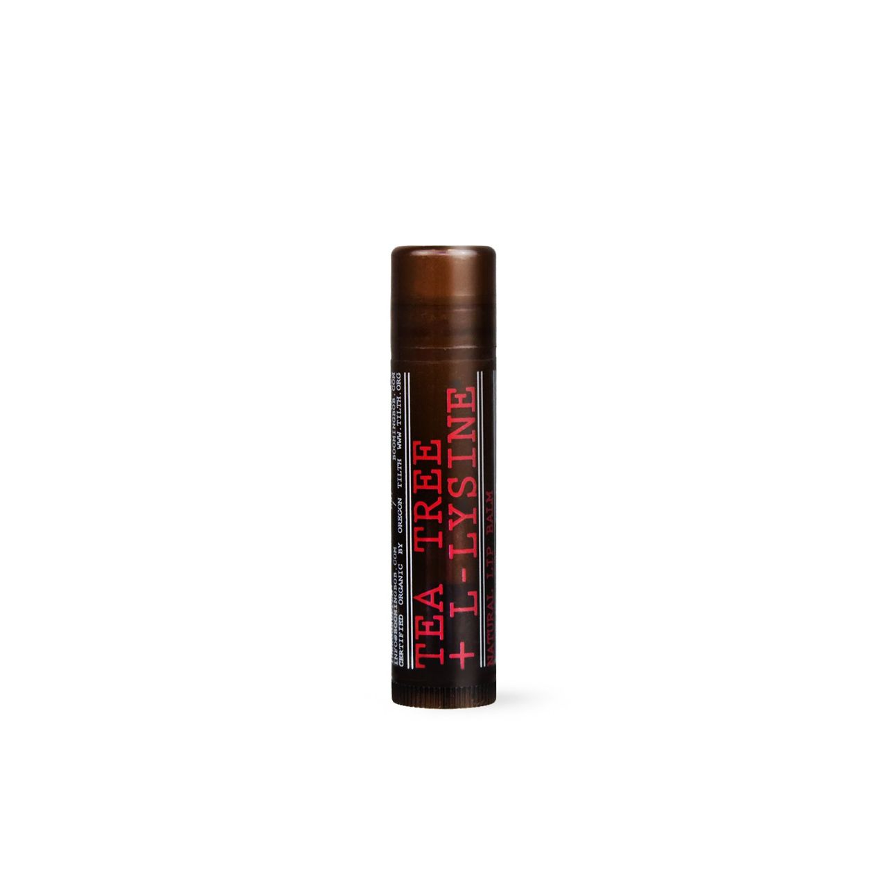 Booming Bob Organic Lip Balm - Tea Tree & L-Lysine 4,25 g Eko
