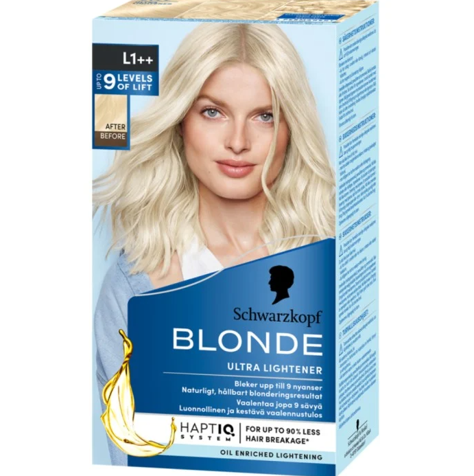 Schwarzkopf Hårfärg Blonde L1 ++ Extreme Blondering