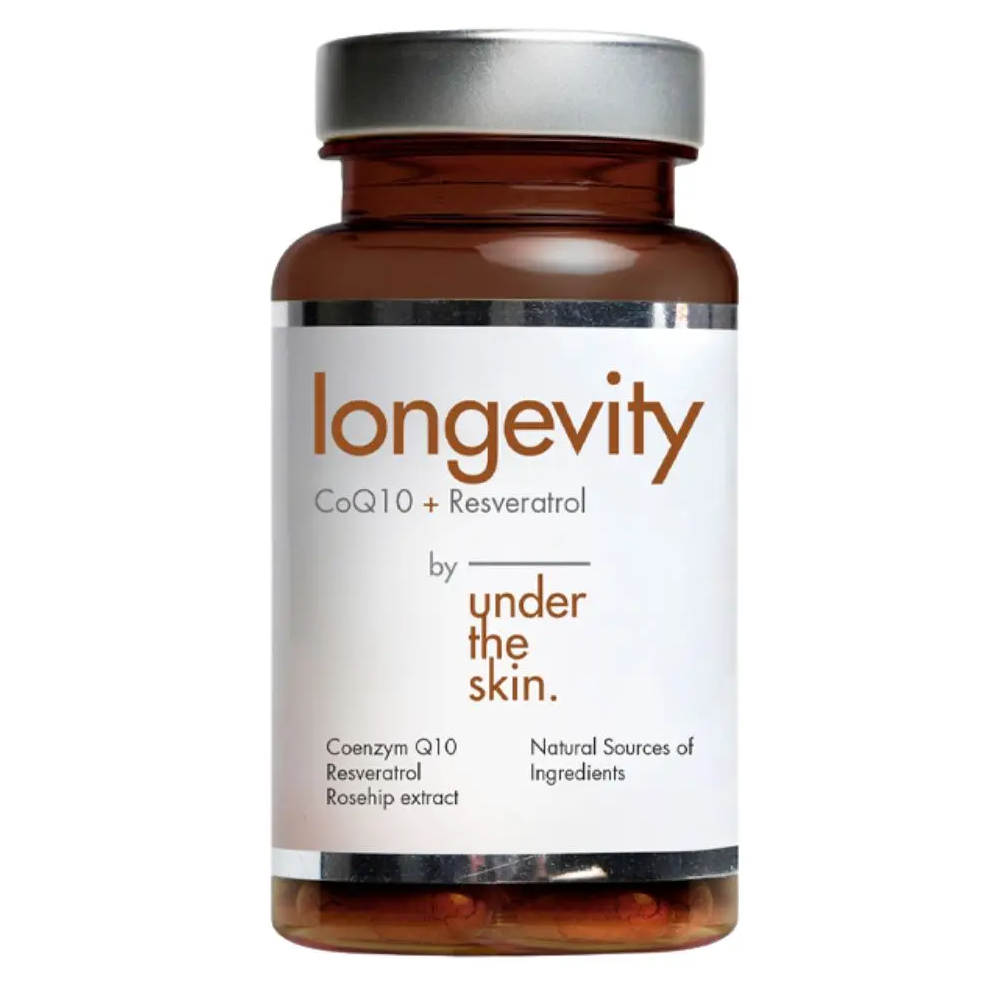 Under The Skin Longevity CoQ10 + Resveratrol