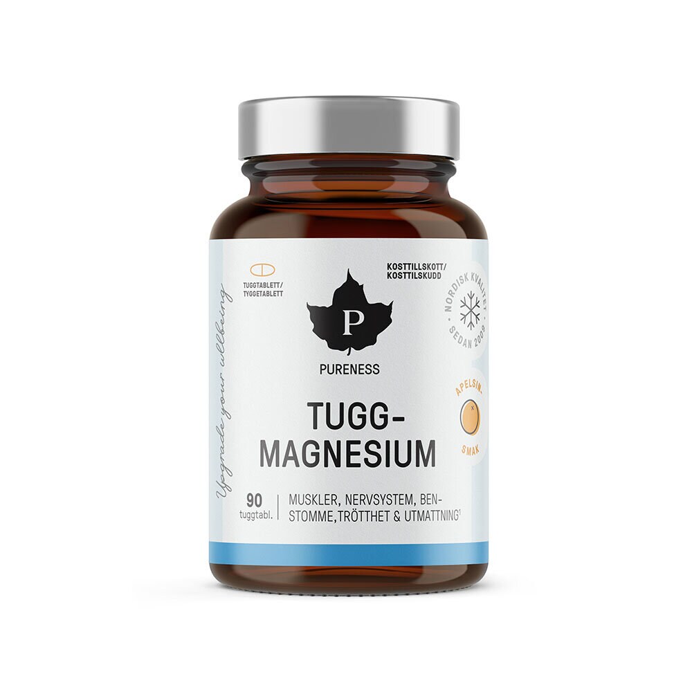 Tuggmagnesium 90 tabletter - Pureness