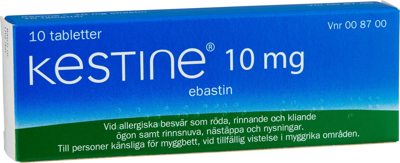 Kestine, filmdragerad tablett 10 mg 10 st