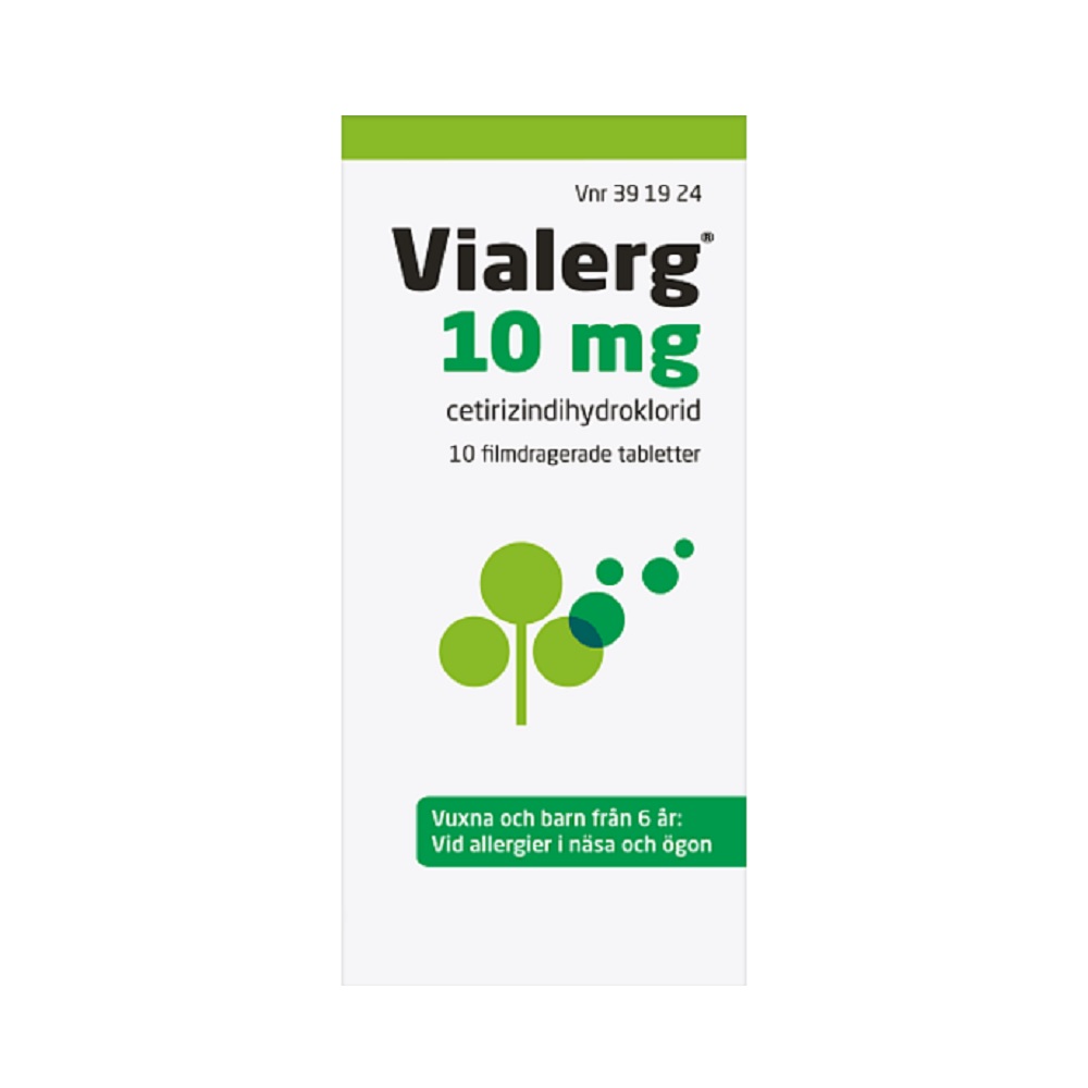 Vialerg, filmdragerad tablett 10 mg 10 st