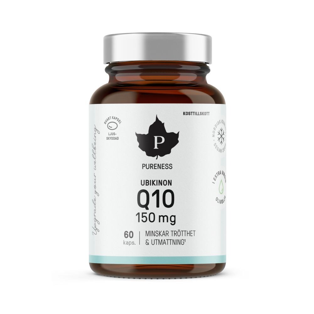 Ubikinon Q10 150mg 60 kapslar - Pureness