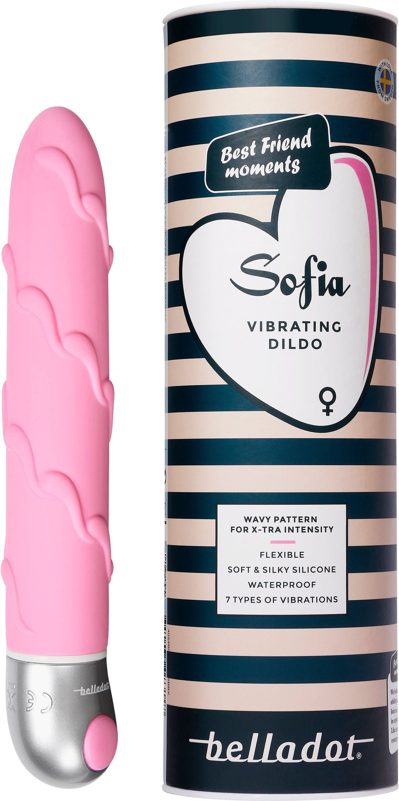 Belladot Sofia Vibrerande dildo rosa