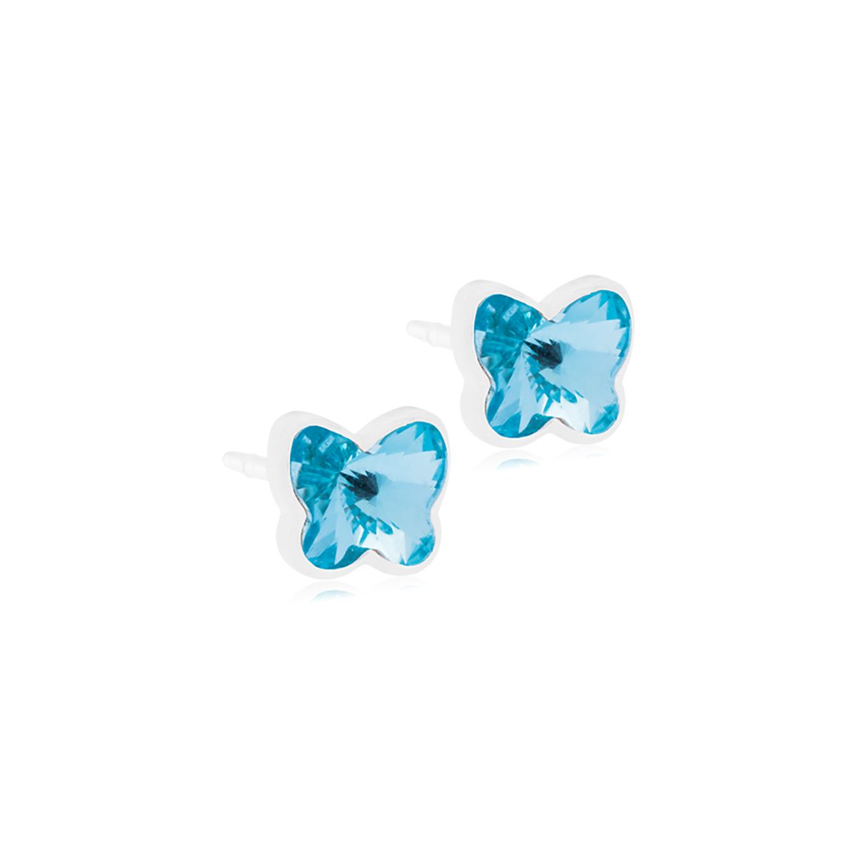 Blomdahl Butterfly Aquamarine 5 mm