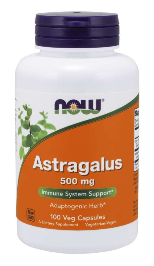 Astragalus 500 mg 100 kapslar - Now Foods