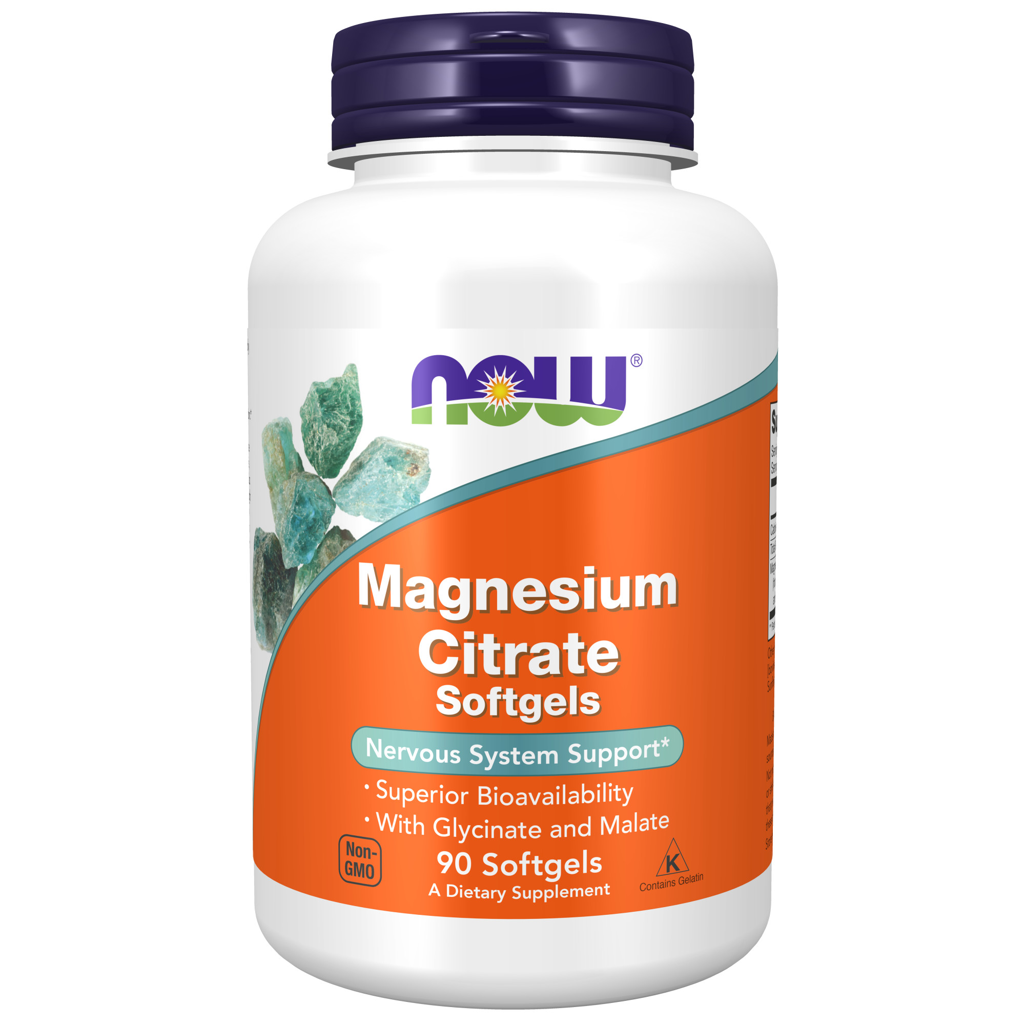 Magnesium Citrate 134 mg 90 softgels - Now Foods