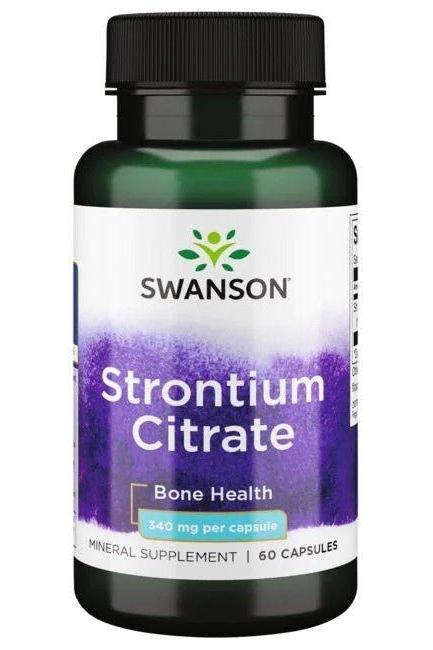 Swanson - Strontium Citrate, 340mg - 60 kapslar