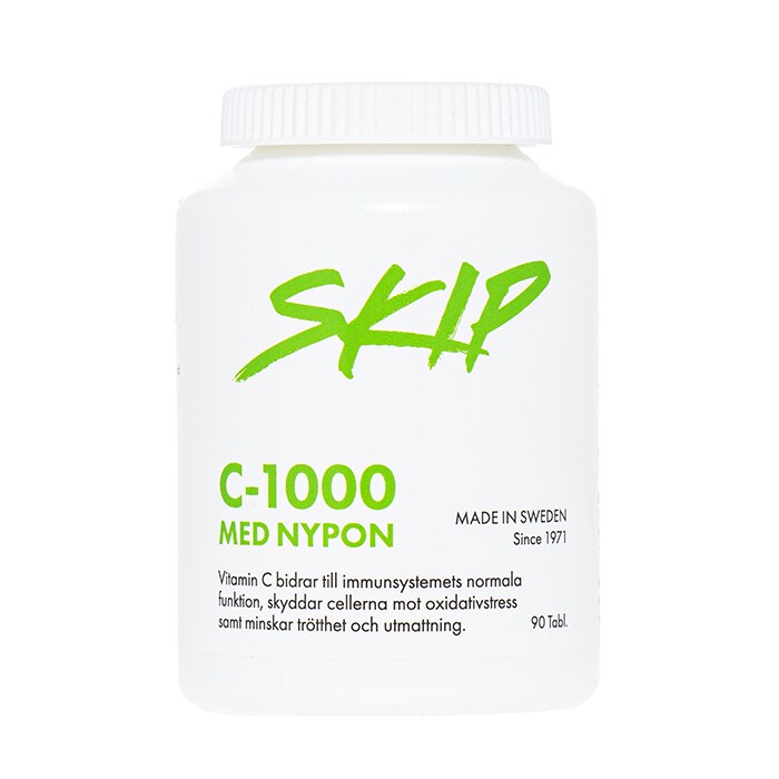 C-vitamin sockerfri 1000mg 90 tabletter Skip Nutrition