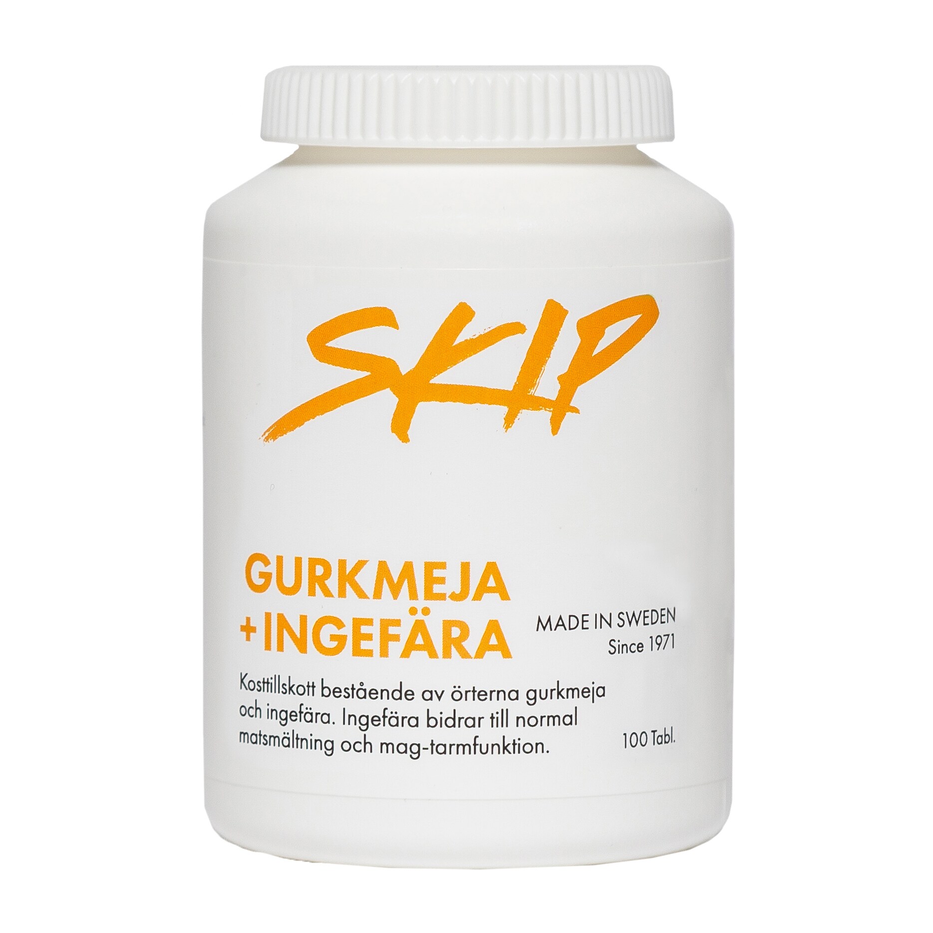 Gurkmeja+ Ingefära 100t Skip Nutrition